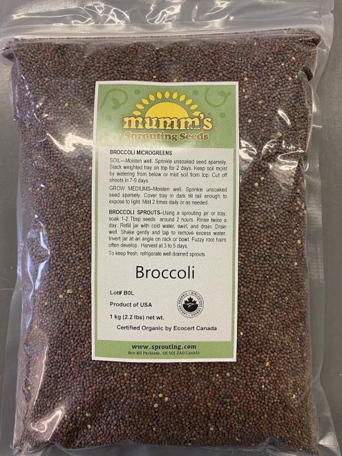 Mumm's Sprouting Seeds Broccoli 1 kg