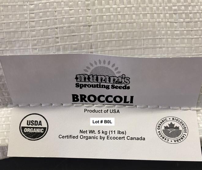 Mumm's Sprouting Seeds Broccoli 5 kg