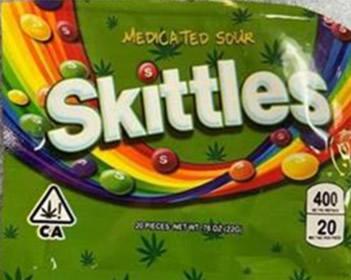 (Medicated Sour) Skittles