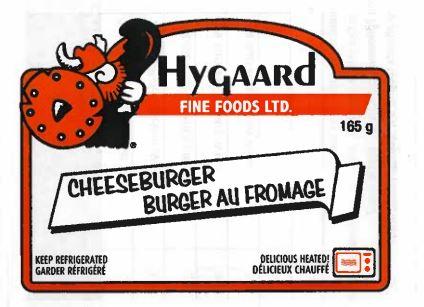 Hygaard Fine Foods Ltd.: Cheeseburger