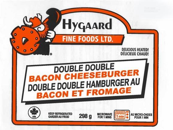 Hygaard Fine Foods Ltd.: Double Double Bacon Cheeseburger