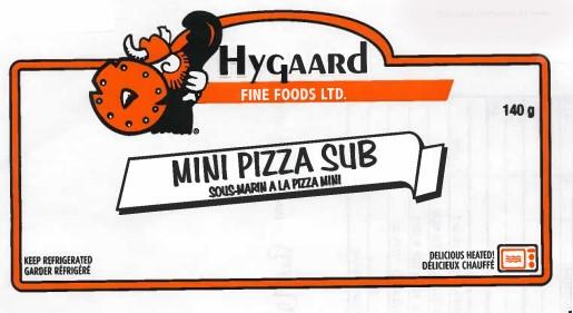 Hygaard Fine Foods Ltd.: Mini Pizza Sub
