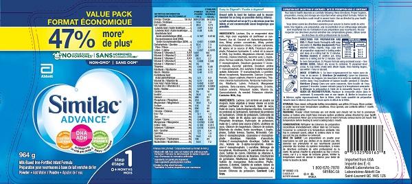 Abbott Similac Advance Step 1 – 964 grams