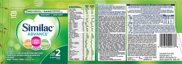Abbott Similac Advance Step 2 – 658 grams
