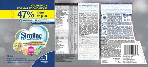 Abbott Similac Pro-Advance Step 1 – 964 grams