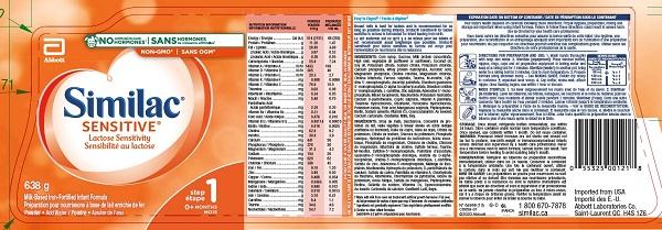Abbott Similac Sensitive Step 1 – 638 grams