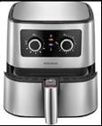 Recalled Insignia - 5-qt. Analog Air Fryer - Stainless Steel  NS-AF53MSS0-C