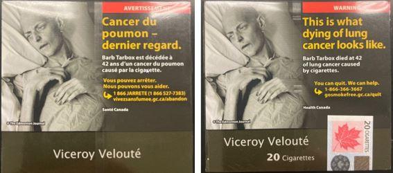 Individual Cigarette packages