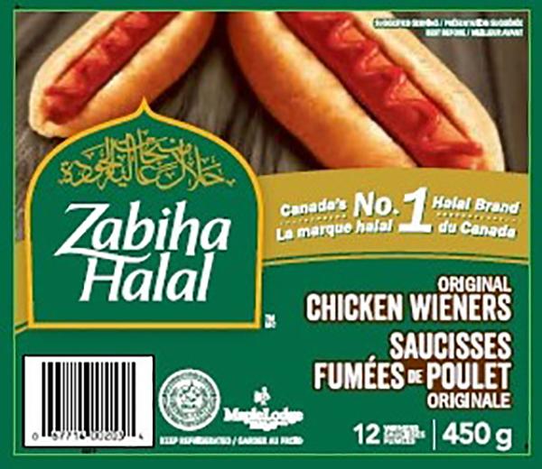 Zabina Halal Original Chicken Wieners