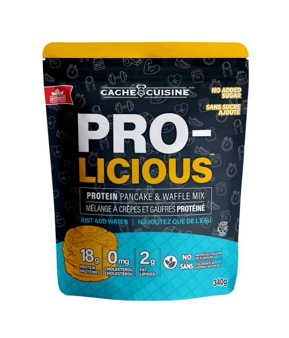 Cache Cuisine - Pro-licious Protein Pancake and Waffle Mix - 340 g - front