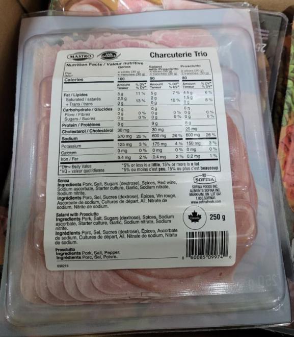 Mastro San Daniele - Charcuterie Trio - 250 g - back