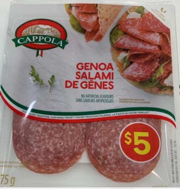Cappola Genoa Salami - Front