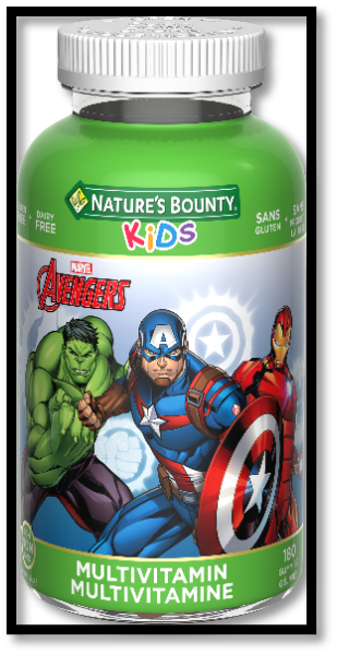Nature’s Bounty Kids Marvel Avengers