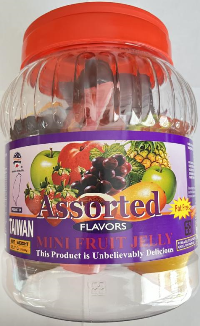 Sunwave - Assorted Flavors Mini Fruit Jelly - 1000 g - Front