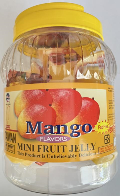 Sunwave - Mango Flavor Mini Fruit Jelly - 1000 g - Front
