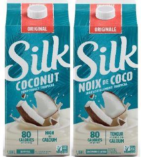 Silk - Coconut Beverage Original - 1.89 L - Front, Back