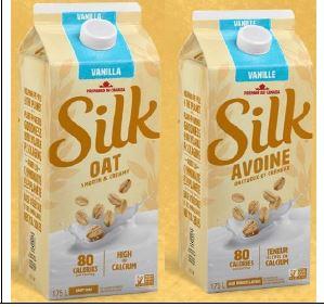 Silk - Oat Beverage Vanilla - 1.75 L - Front, Back, UPC