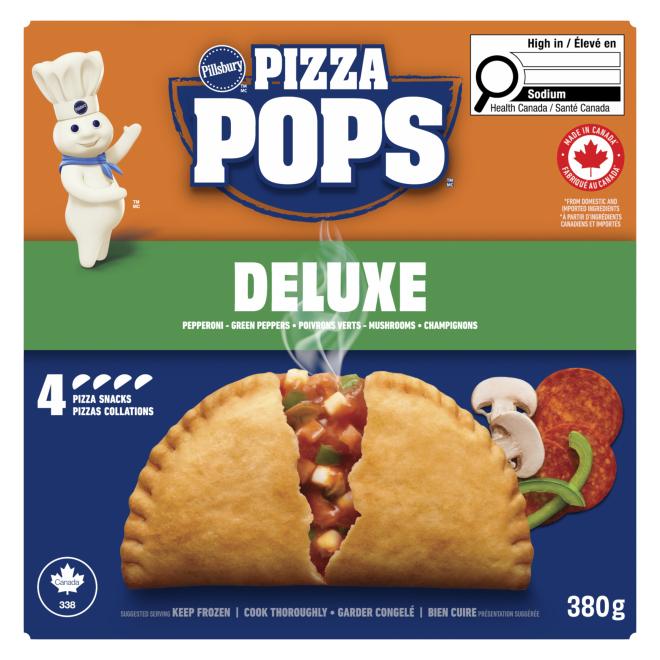 Pillsbury - Pizza Pops Deluxe - 4 count - Front