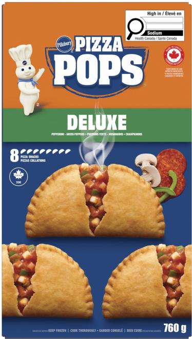 Pillsbury - Pizza Pops Deluxe - 8 count - Front