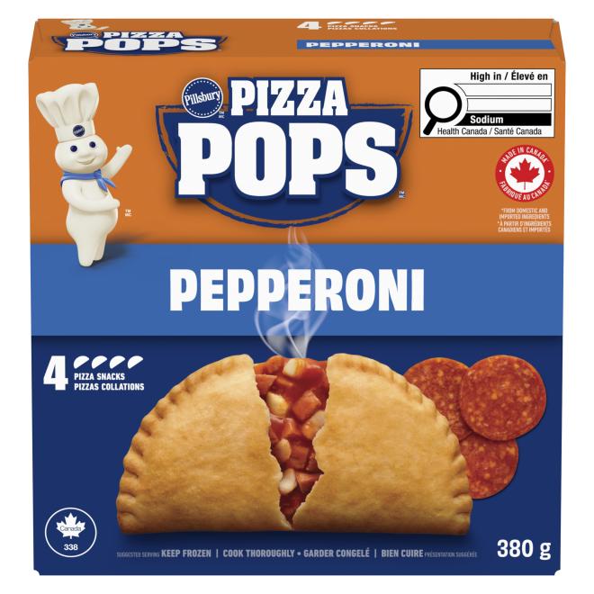 Pillsbury - Pizza Pops Pepperoni - 4 count - Front