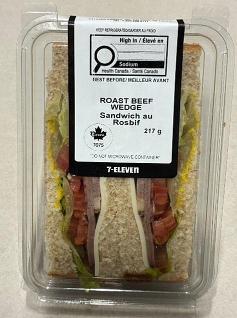 7-Eleven - Roast Beef Wedge - 217 g - Product