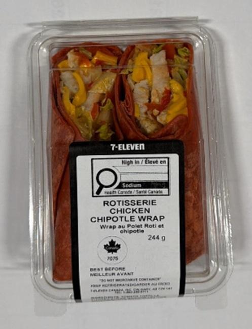 7-Eleven - Rotisserie Chicken Chipotle Wrap - 244 g - Product