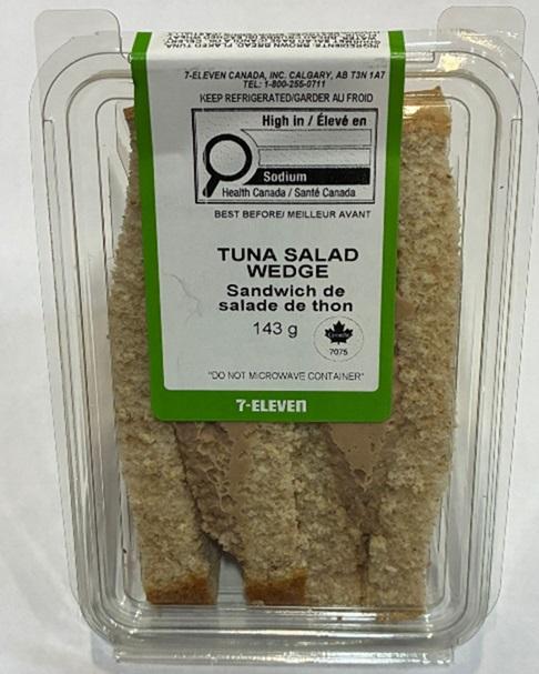 7-Eleven - Tuna Salad Wedge - 143 g - Product (green border)