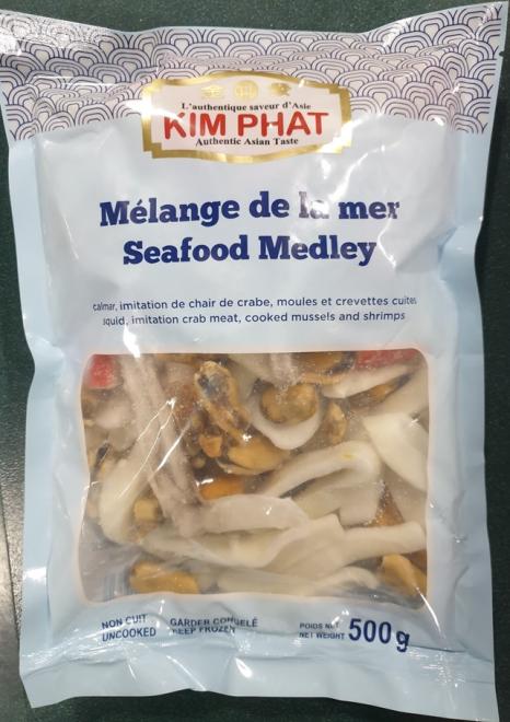 Kim Phat brand Seafood Medley recalled due to undeclared egg, fish, soy, and wheat