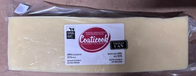 Coaticook brand Aged Cheddar Cheese recalled due to Listeria monocytogenes
