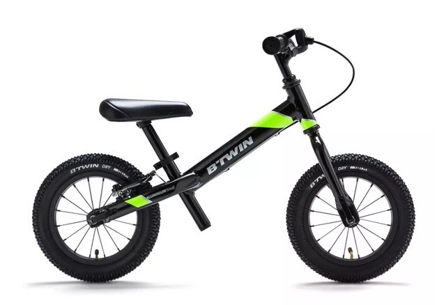 RunRide 900 Kids Balance Bike 12", Black and Yellow