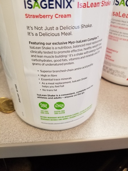 Isagenix - Isalean Shake –  Strawberry Cream