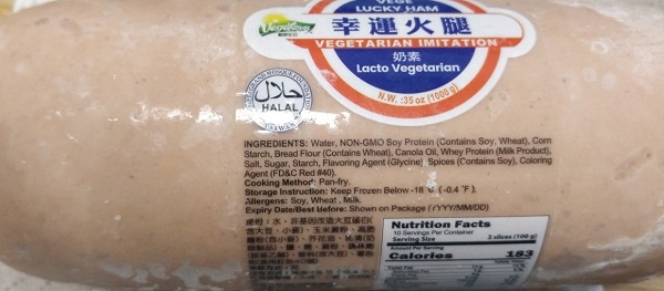 Vegefarm - Vege Lucky Ham - 1000 grams